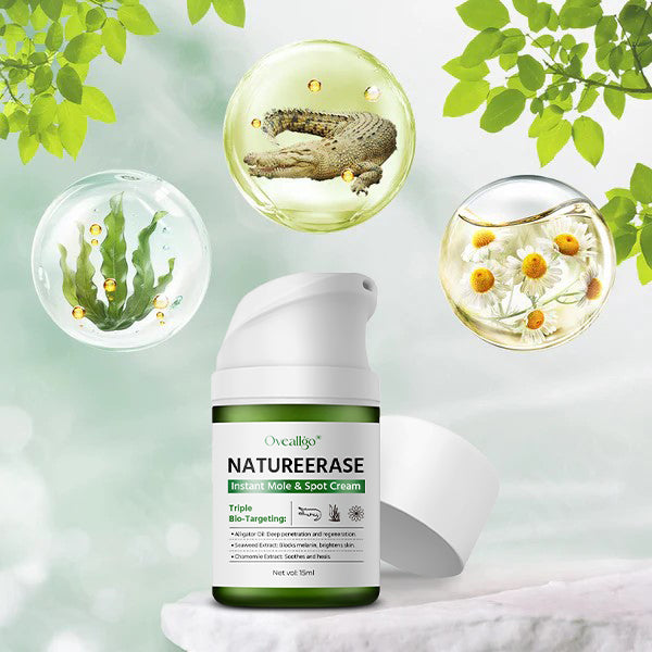 ✅ Offizieller Laden: Oveallgo® NatureErase Sofort Maulwurf & Flecken-Creme