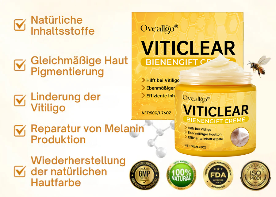 Oveallgo® VitiClear Plus Bienengift Creme