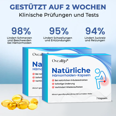 Oveallgo® Natürliche Hämorrhoiden-Kapseln