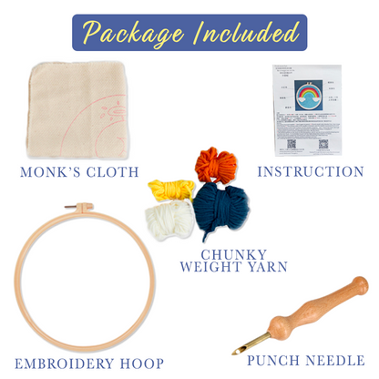 Easy Punch Needle Embroidery Kit