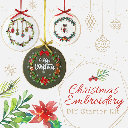 Christmas Embroidery PRO DIY Starter Kit