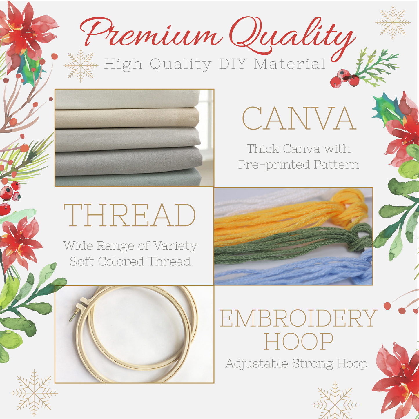 Christmas Embroidery PRO DIY Starter Kit