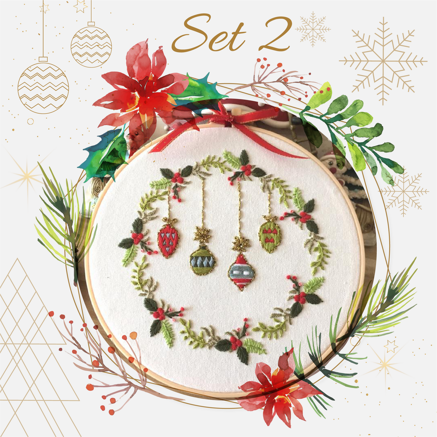 Christmas Embroidery PRO DIY Starter Kit